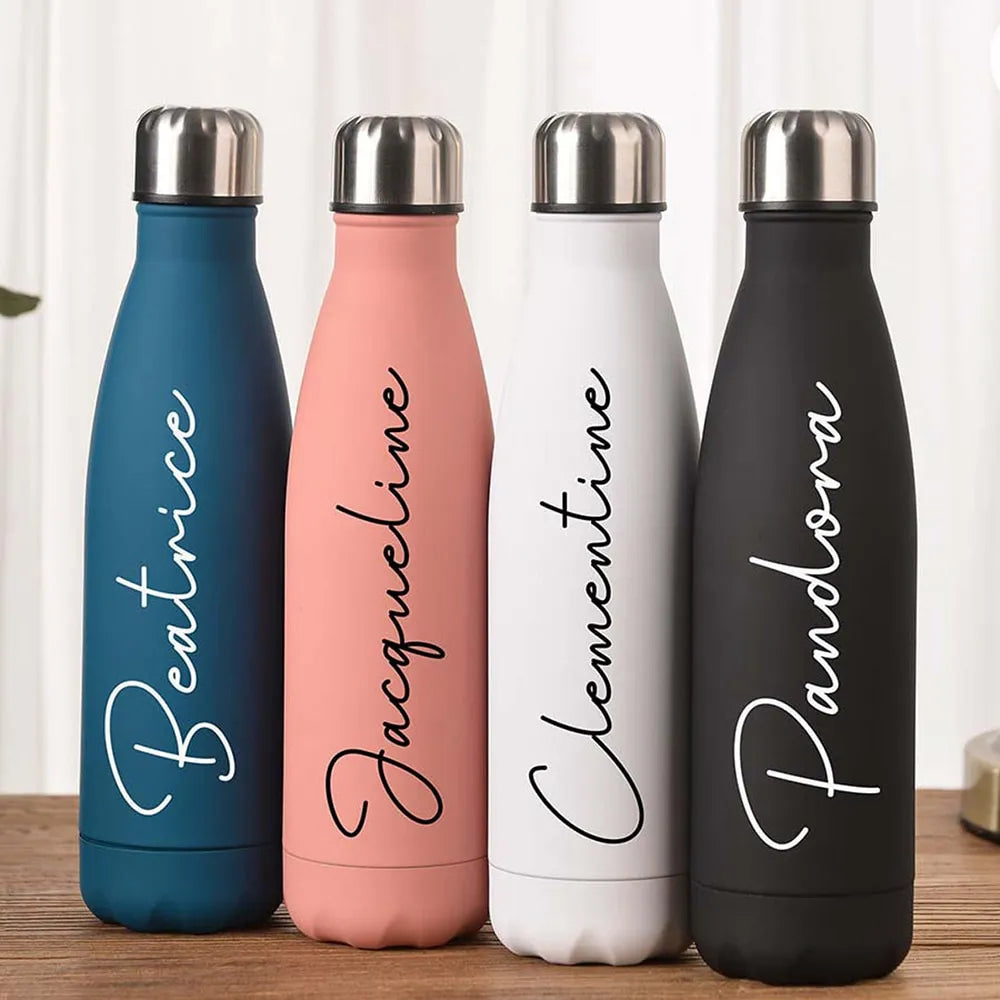 Personalized Thermos Bottle Named