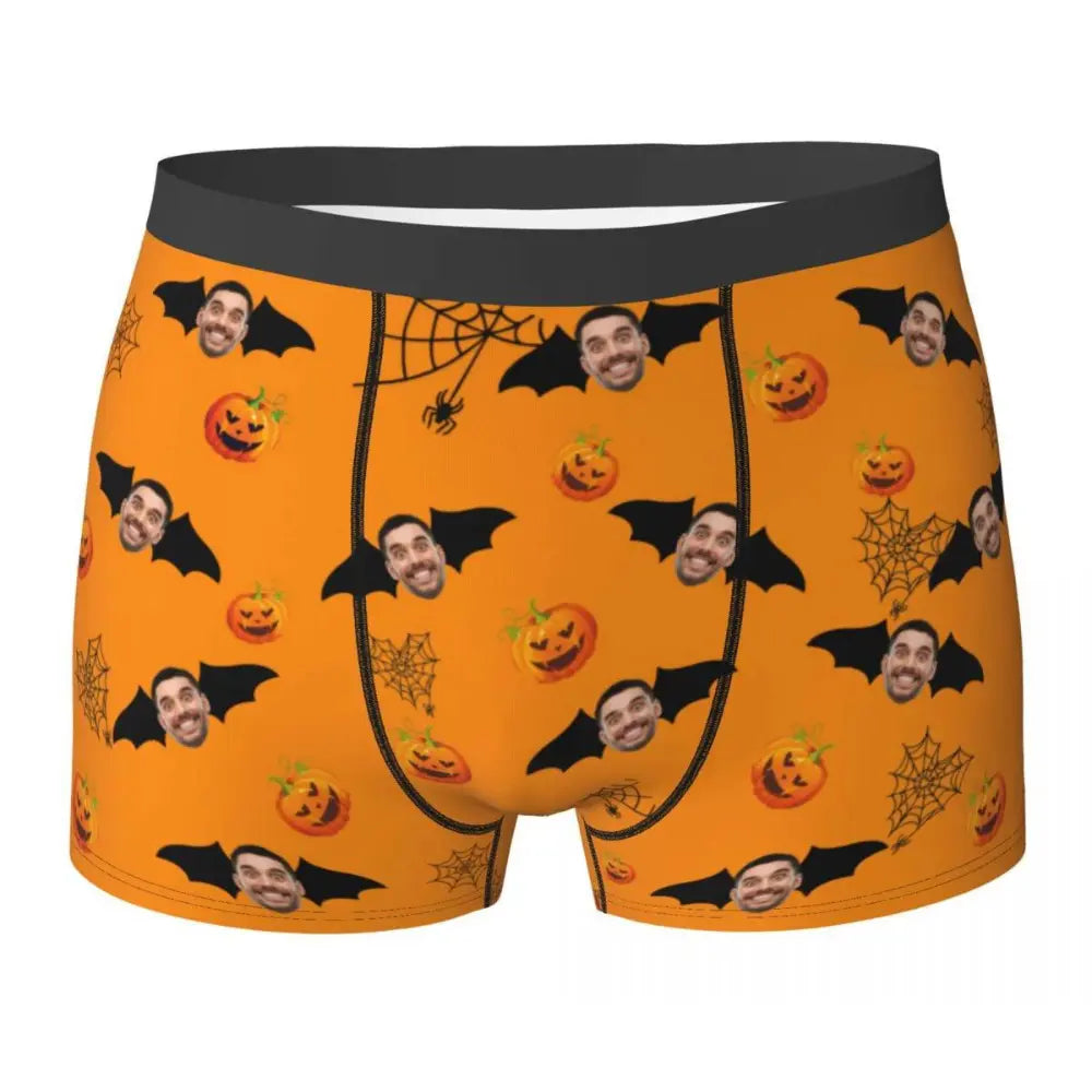 Personalized Underwear Customizable Halloween Boxer Shorts