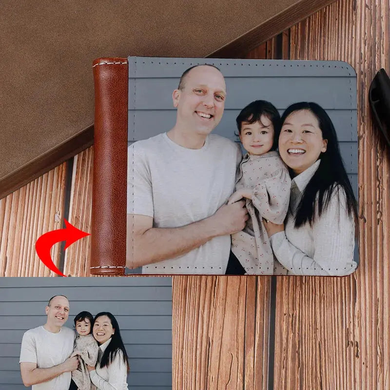 Personalized Wallet for Men in Leather